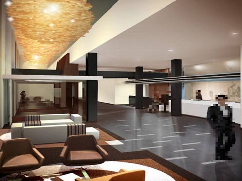 Steigenberger Airport Hotel Berlin Schönefeld Buitenkant foto The interior of the hotel
