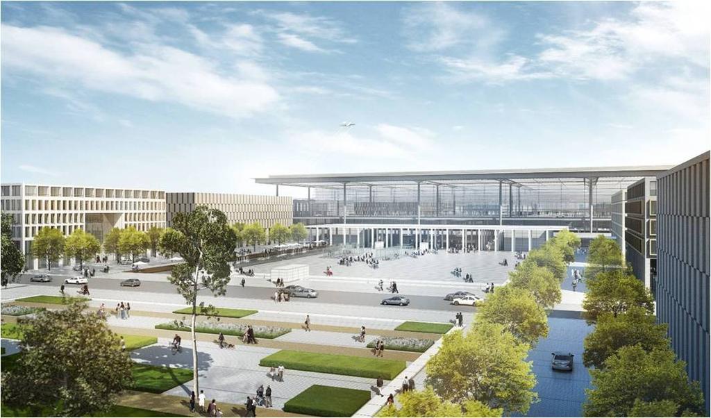 Steigenberger Airport Hotel Berlin Schönefeld Buitenkant foto The new airport is planned to open in 2020.